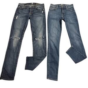 Two pairs! 7 FOR ALL MANKIND JEANS BUNDLE, Women's Size 26